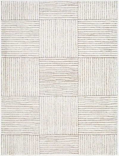 Architect GAAR-2301 Ivory / Dark Brown Area Rug by Galey Alix x LIVABLISS