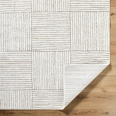 Architect GAAR-2301 Ivory / Dark Brown Area Rug by Galey Alix x LIVABLISS