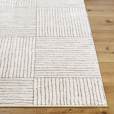 Architect GAAR-2301 Ivory / Dark Brown Area Rug by Galey Alix x LIVABLISS