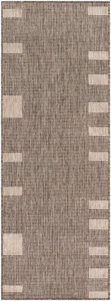 Livabliss x Galey Alix Boxwood GABO-2301 Dark-Brown Indoor and Outdoor Area Rug