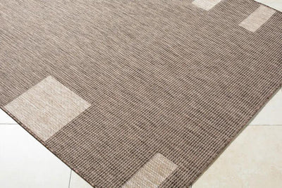 Livabliss x Galey Alix Boxwood GABO-2301 Dark-Brown Indoor and Outdoor Area Rug