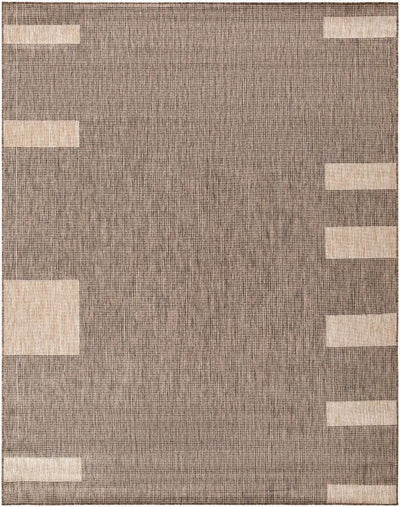 Livabliss x Galey Alix Boxwood GABO-2301 Dark-Brown Indoor and Outdoor Area Rug