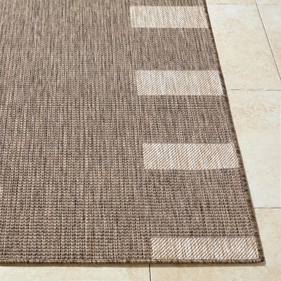 Livabliss x Galey Alix Boxwood GABO-2301 Dark-Brown Indoor and Outdoor Area Rug