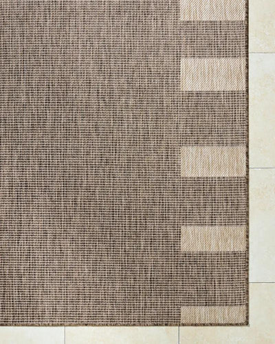 Livabliss x Galey Alix Boxwood GABO-2301 Dark-Brown Indoor and Outdoor Area Rug