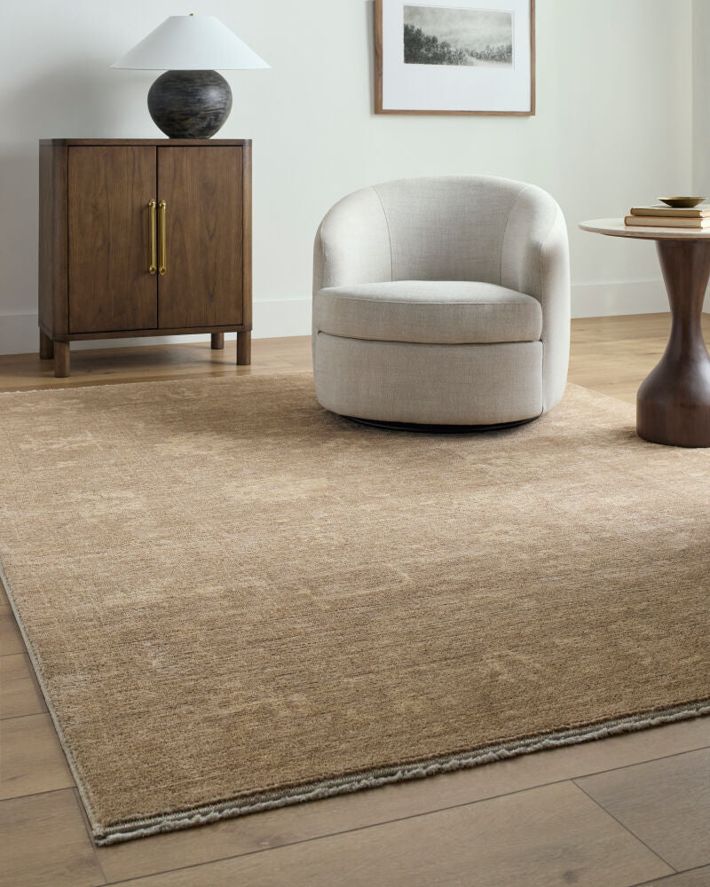 Galey Alix x LIVABLISS Fetscher GAHU-2302 Light Brown Area Rug