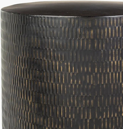 Amenet NEA-001 Gold / Black End Table by LIVABLISS