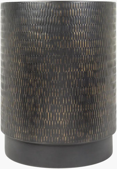 Amenet NEA-001 Gold / Black End Table by LIVABLISS