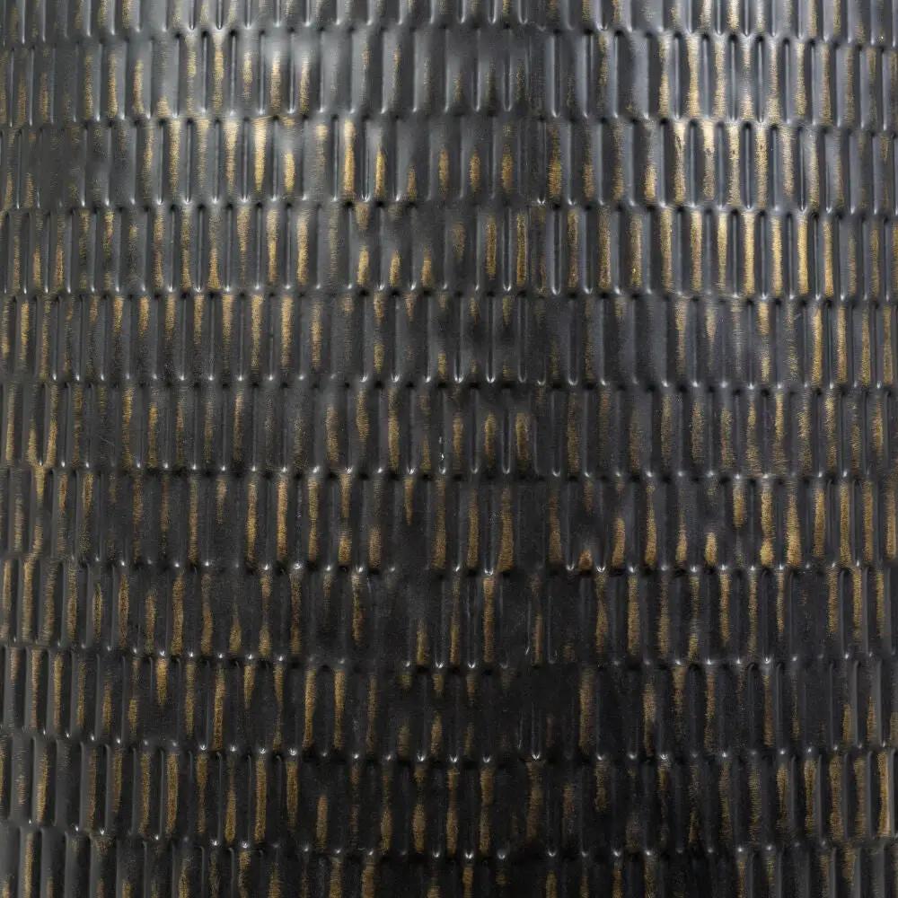 Amenet NEA-001 Gold / Black End Table by LIVABLISS