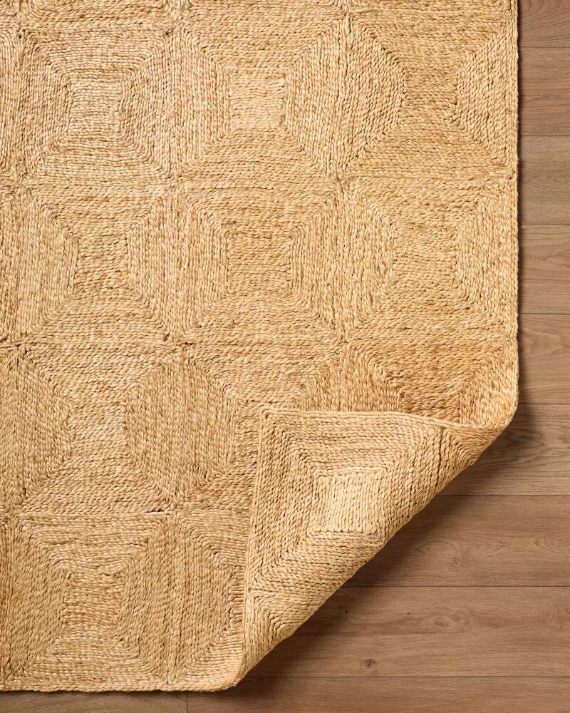 Patricia Rodi x LIVABLISS Ardea PRAD-2300 Beige Handwoven 100% Jute Area Rug