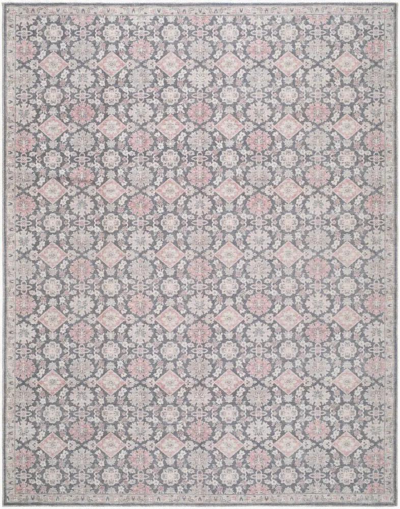 Patricia Rodi x LIVABLISS Aurora PRAR-2300 Slate Gray Jute-Polyester Machine-Woven Area Rug