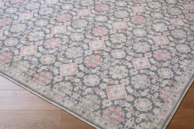 Patricia Rodi x LIVABLISS Aurora PRAR-2300 Slate Gray Jute-Polyester Machine-Woven Area Rug