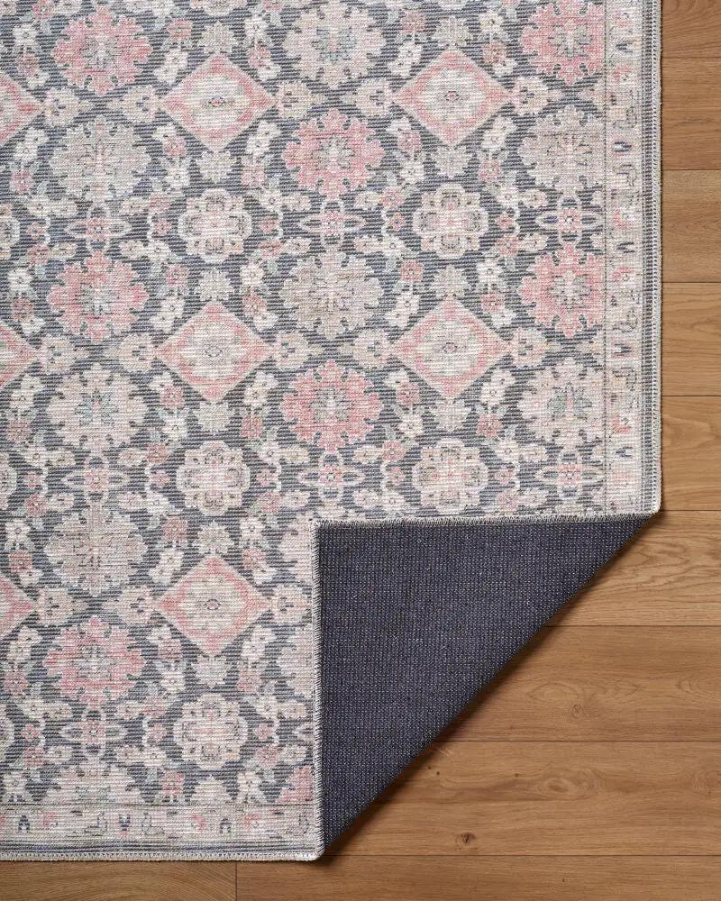 Patricia Rodi x LIVABLISS Aurora PRAR-2300 Slate Gray Jute-Polyester Machine-Woven Area Rug