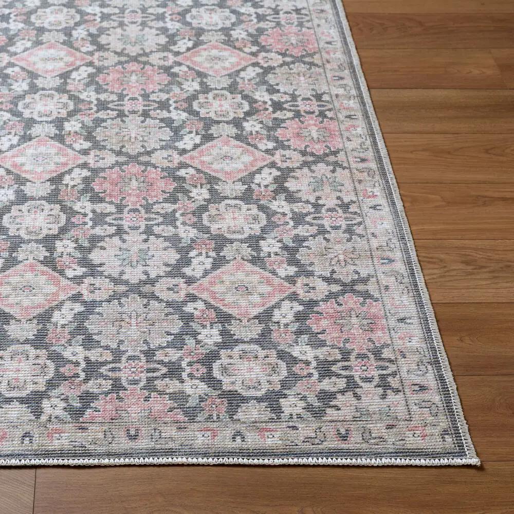 Patricia Rodi x LIVABLISS Aurora PRAR-2300 Slate Gray Jute-Polyester Machine-Woven Area Rug