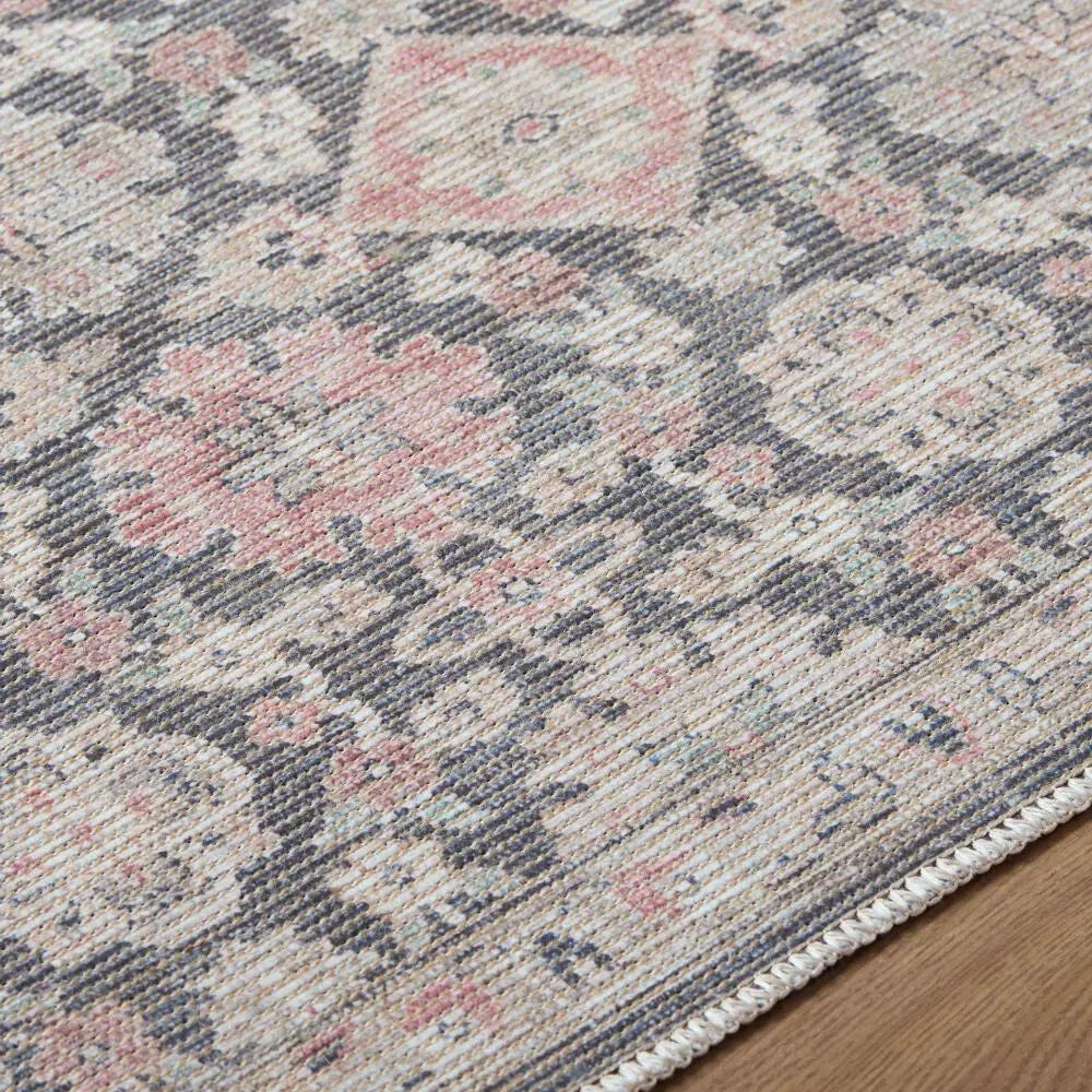 Patricia Rodi x LIVABLISS Aurora PRAR-2300 Slate Gray Jute-Polyester Machine-Woven Area Rug