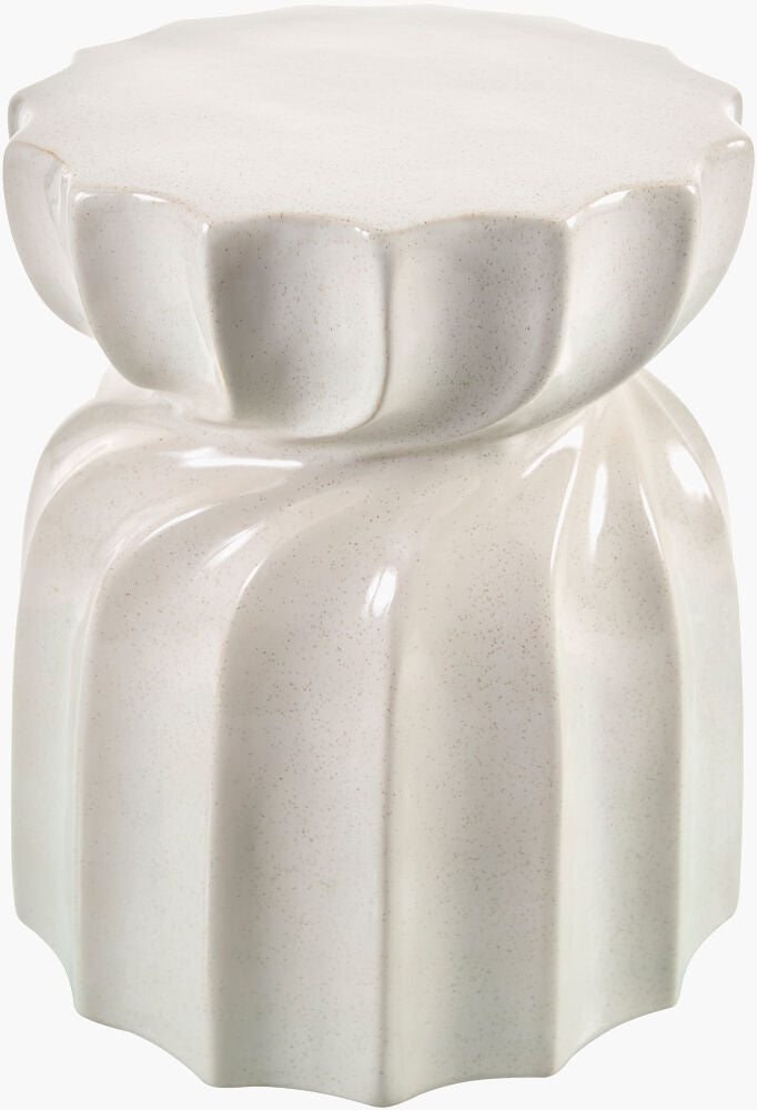 Alexia AAX-002 Cream Garden Stool