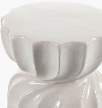 Alexia AAX-002 Cream Garden Stool