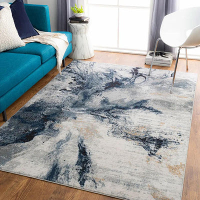 LIVABLISS Jolie JLO-2320 Dark-Blue Area Rug