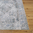 Surya Lillian LLL-2351 Charcoal Machine Washable Area Rug by LIVABLISS