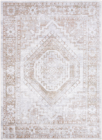 Surya Lillian LLL-2361 Charcoal Machine Washable Area Rug by LIVABLISS