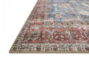 Loloi Loren LQ-01 Blue / Brick Area Rug