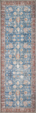 Loloi Loren LQ-01 Blue / Brick Area Rug