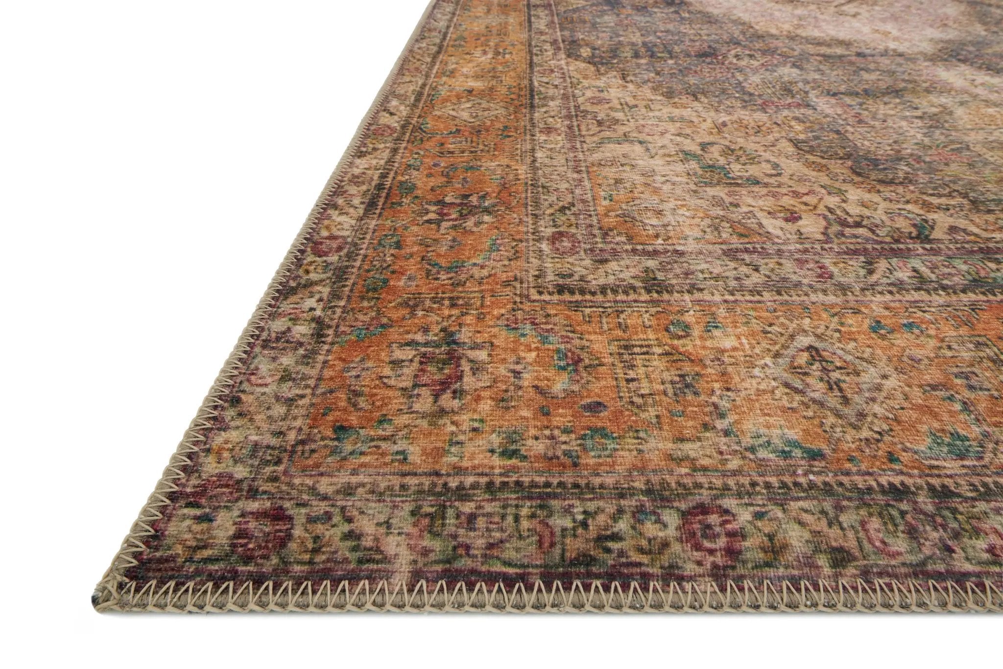 Loren LQ-02 Plum / Multi Area Rug by Loloi