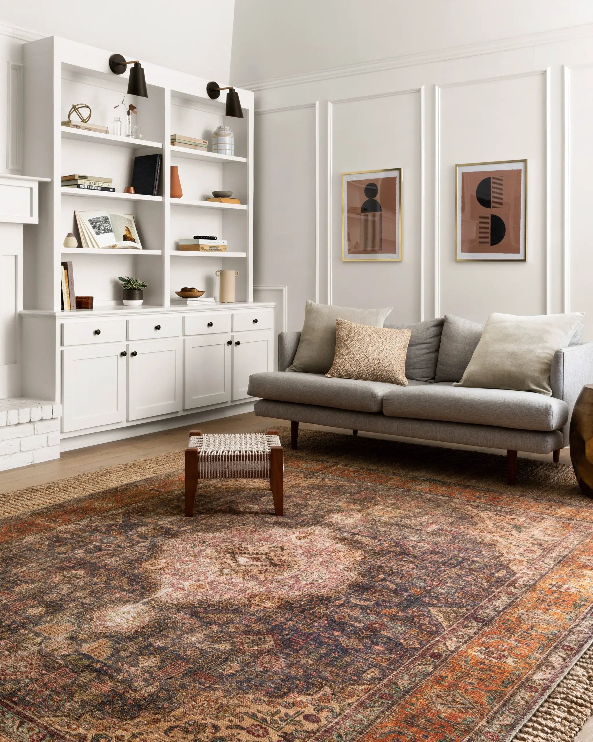 Loren LQ-02 Plum / Multi Area Rug by Loloi