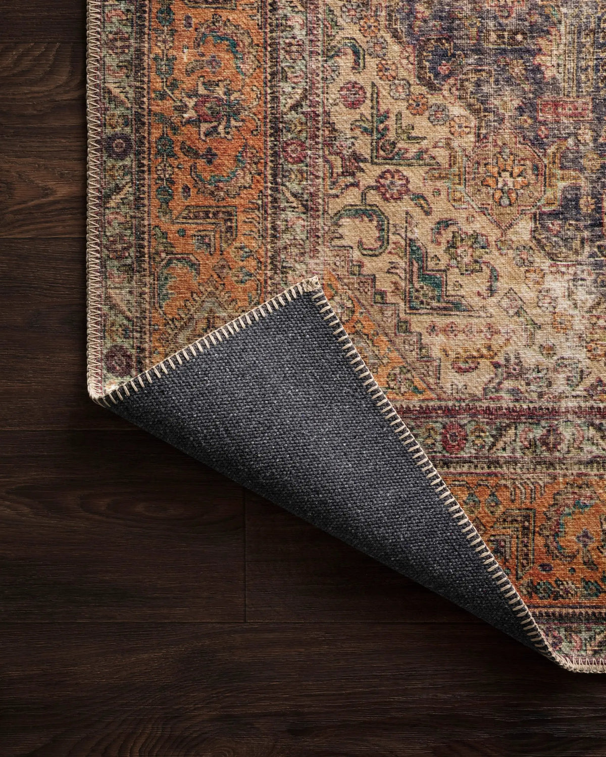 Loren LQ-02 Plum / Multi Area Rug by Loloi