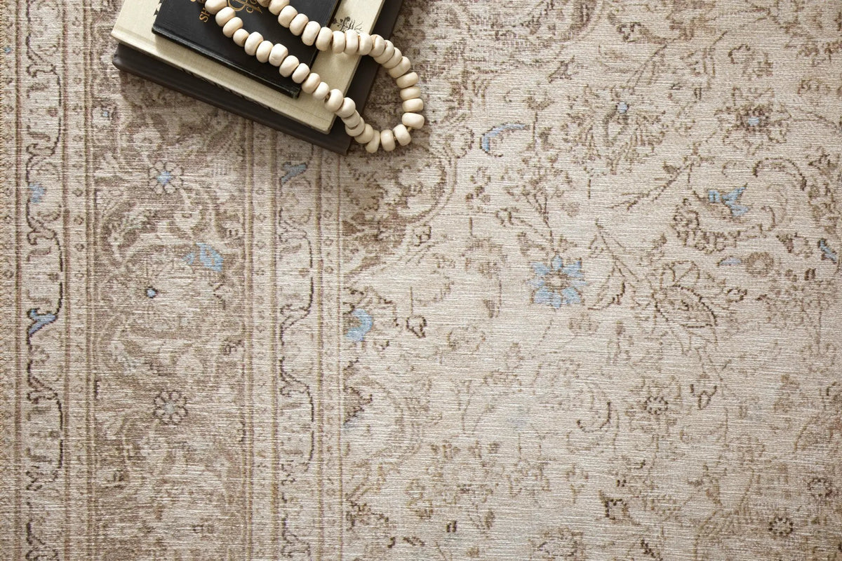 Loren LQ-03 Sand / Taupe Area Rug by Loloi
