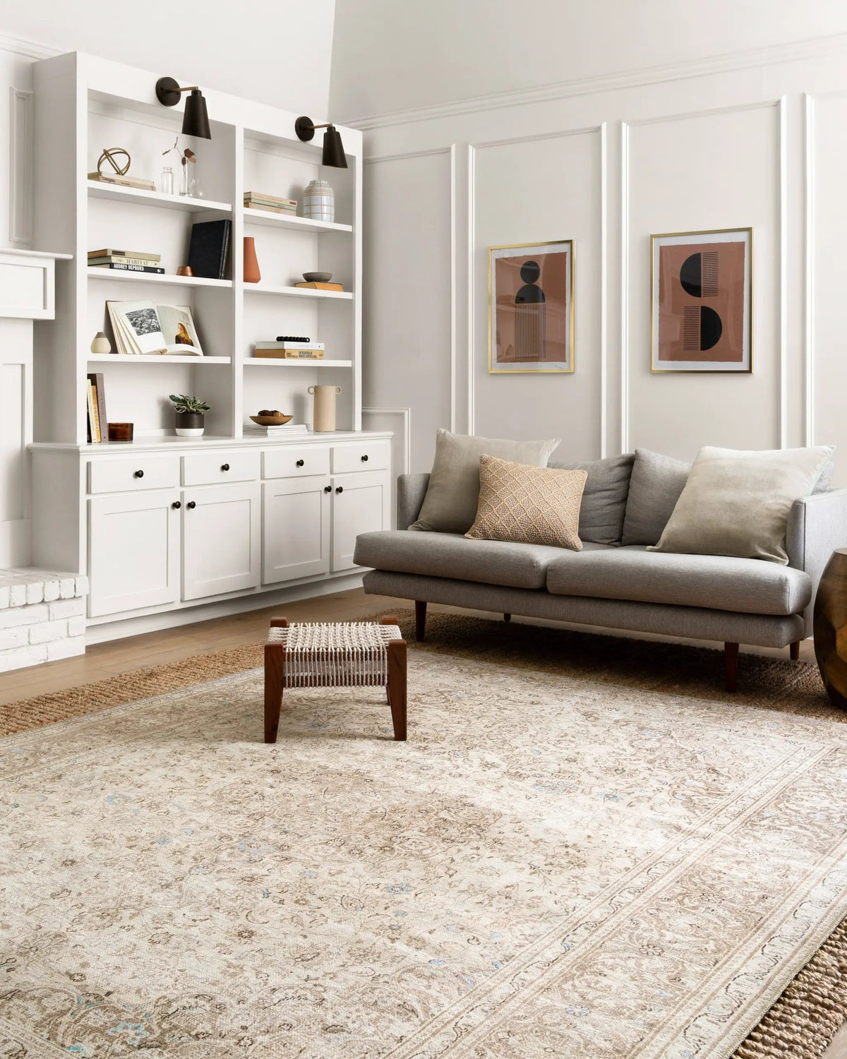 Loren LQ-03 Sand / Taupe Area Rug by Loloi