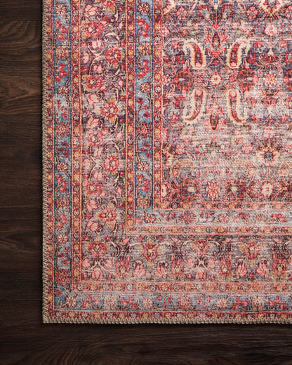 Loloi Loren LQ-05 Eggplant / Crimson Area Rug