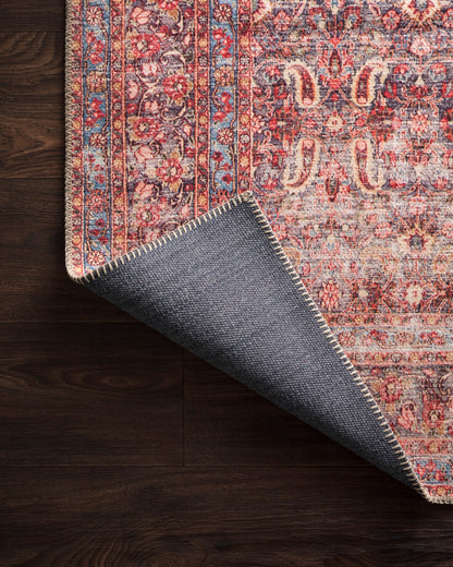 Loloi Loren LQ-05 Eggplant / Crimson Area Rug