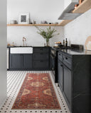 Loloi Loren LQ-07 Red / Navy Area Rug