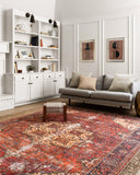 Loloi Loren LQ-07 Red / Navy Area Rug