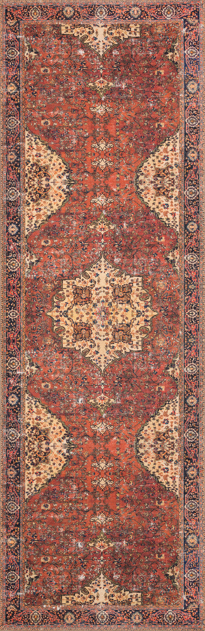Loloi Loren LQ-07 Red / Navy Area Rug