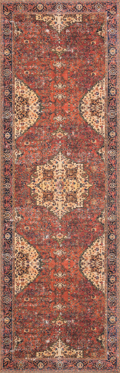 Loloi Loren LQ-07 Red / Navy Area Rug