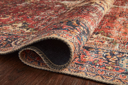 Loloi Loren LQ-07 Red / Navy Area Rug