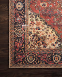 Loloi Loren LQ-07 Red / Navy Area Rug