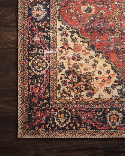 Loloi Loren LQ-07 Red / Navy Area Rug