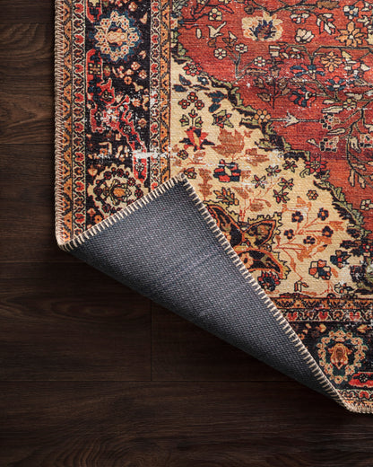 Loloi Loren LQ-07 Red / Navy Area Rug