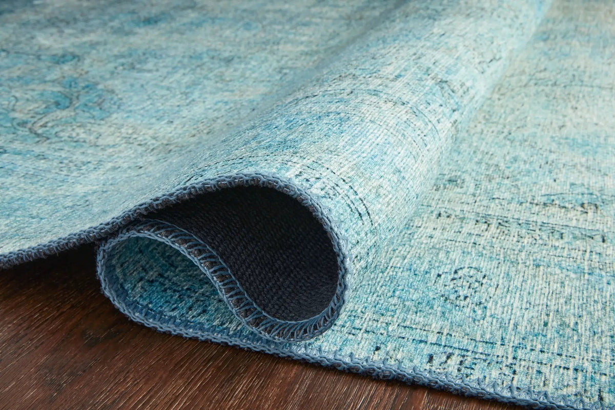 Loren LQ-08 Aqua Area Rug by Loloi