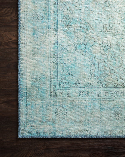 Loloi Loren LQ-08 Aqua Area Rug