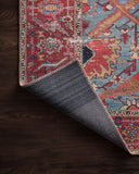 Loloi Loren LQ-10 Blue / Red Area Rug