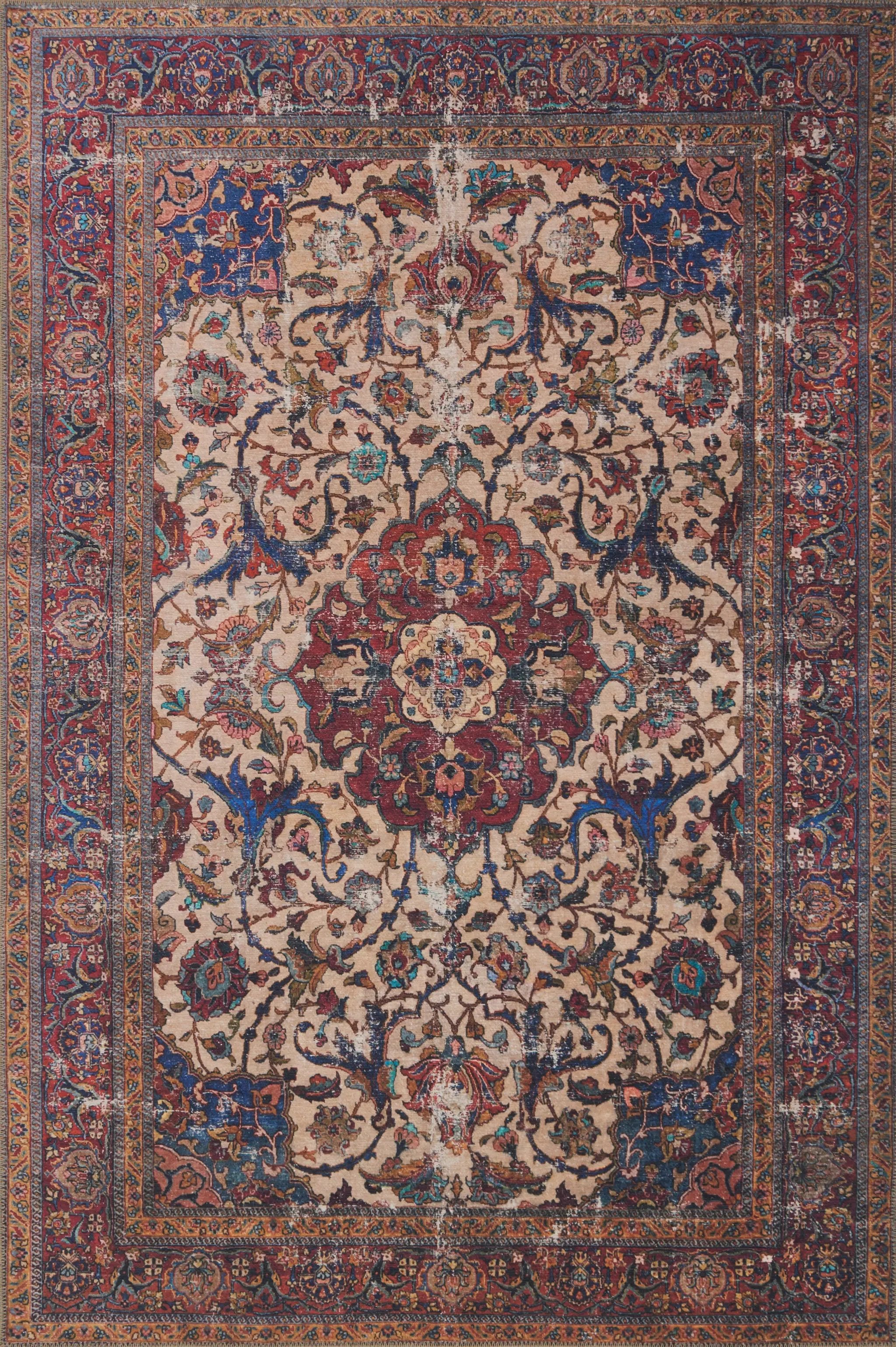 Loren LQ-11 Sand / Multi Area Rug by Loloi