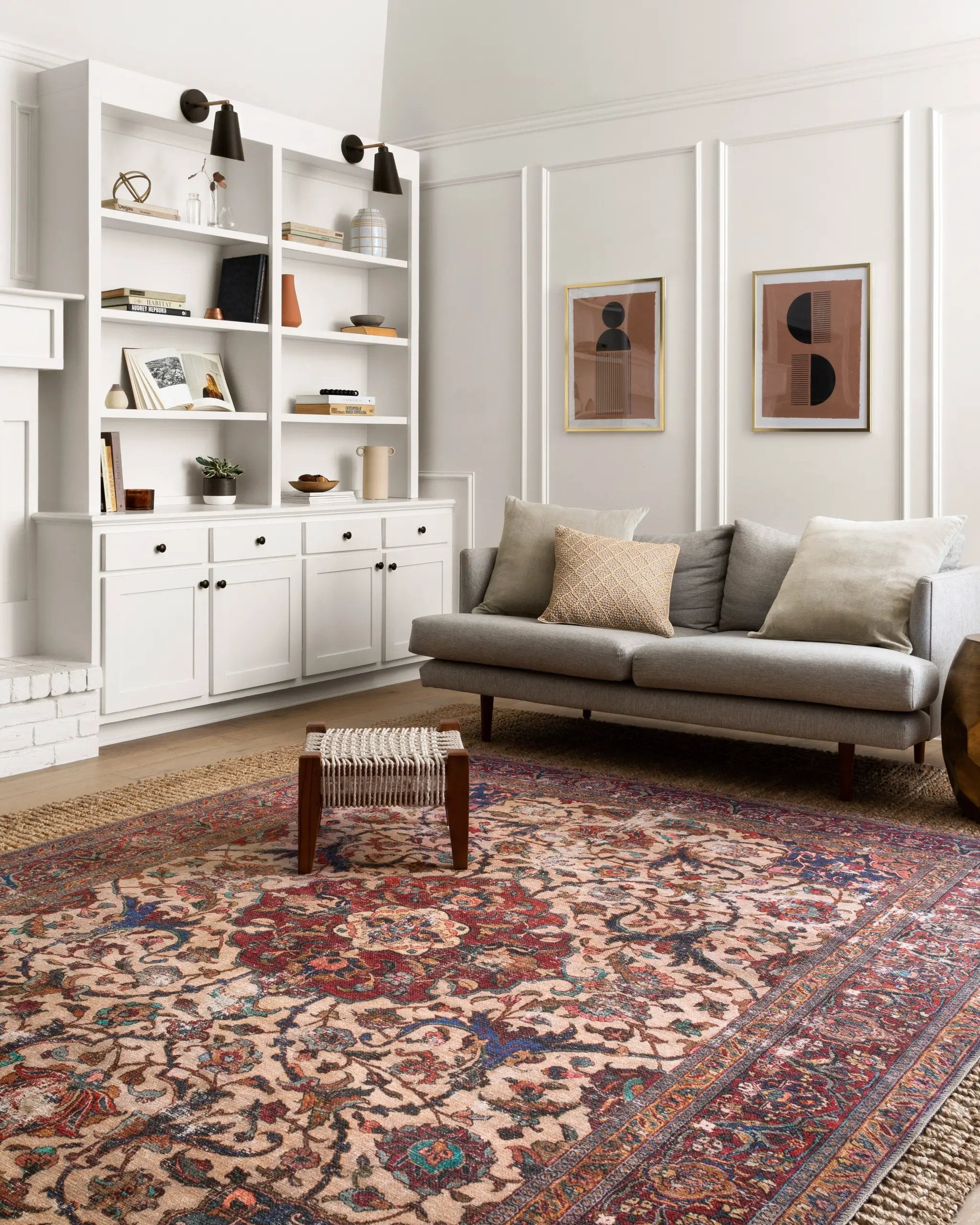 Loren LQ-11 Sand / Multi Area Rug by Loloi