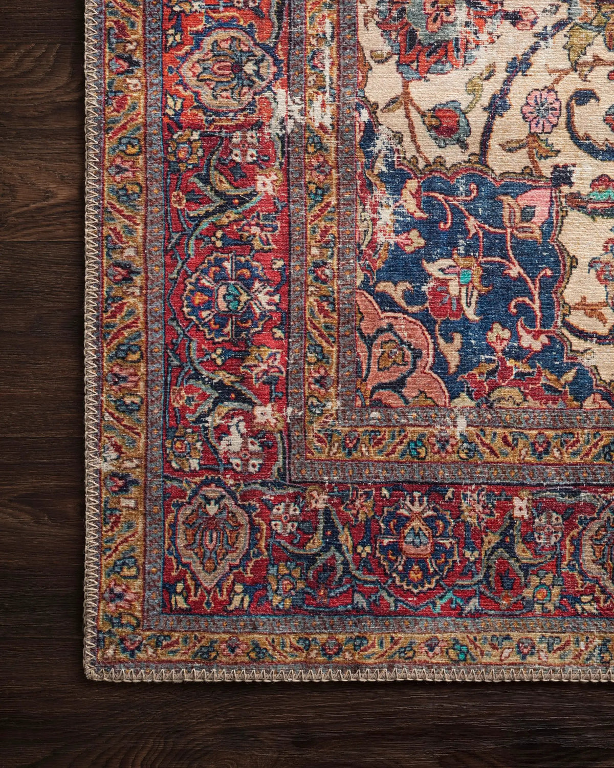 Loren LQ-11 Sand / Multi Area Rug by Loloi