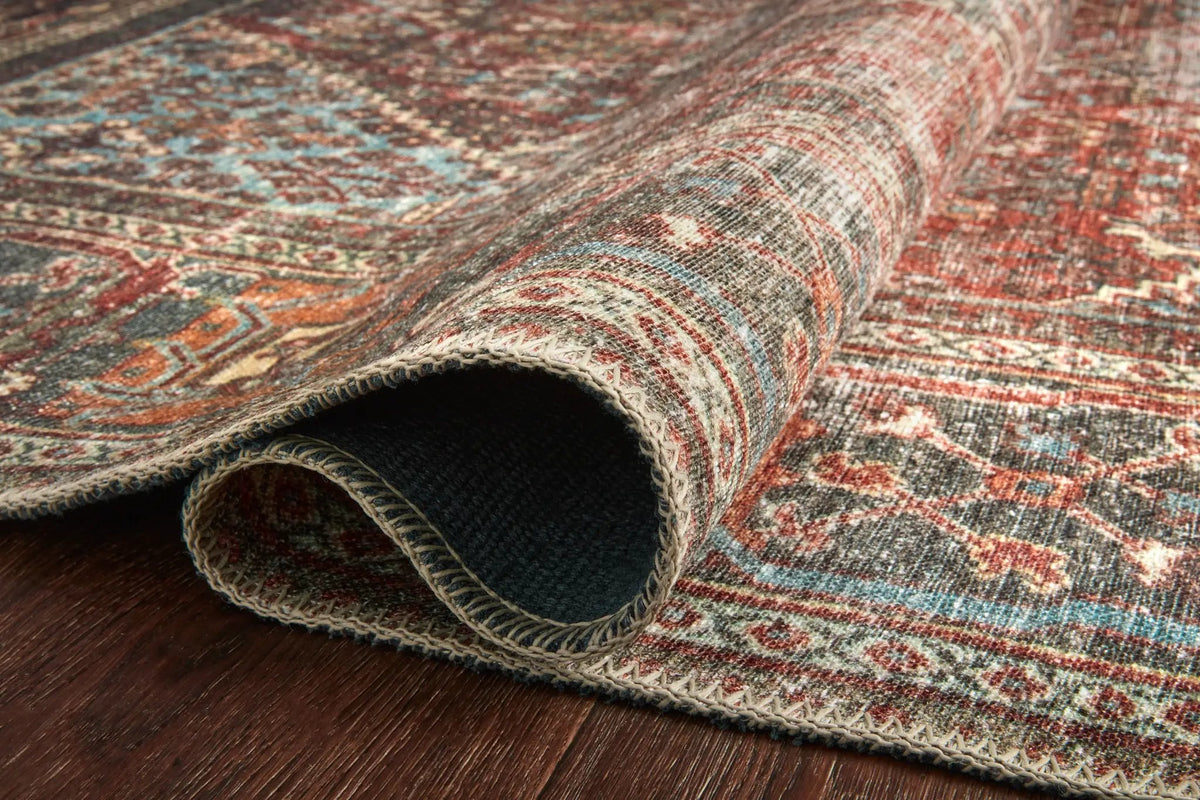 Loren LQ-13 Brick / Midnight Area Rug by Loloi
