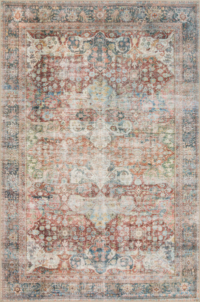 Loloi Loren LQ-14 Brick / Multi Area Rug
