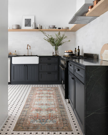 Loloi Loren LQ-14 Brick / Multi Area Rug
