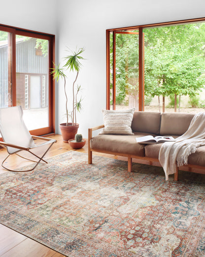 Loloi Loren LQ-14 Brick / Multi Area Rug